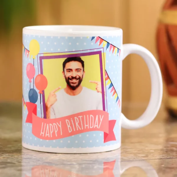 Personalized White Photo Mug - Image 3